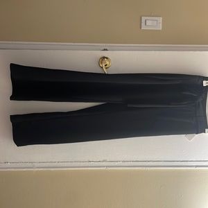 Black wide leg dress pants/trousers